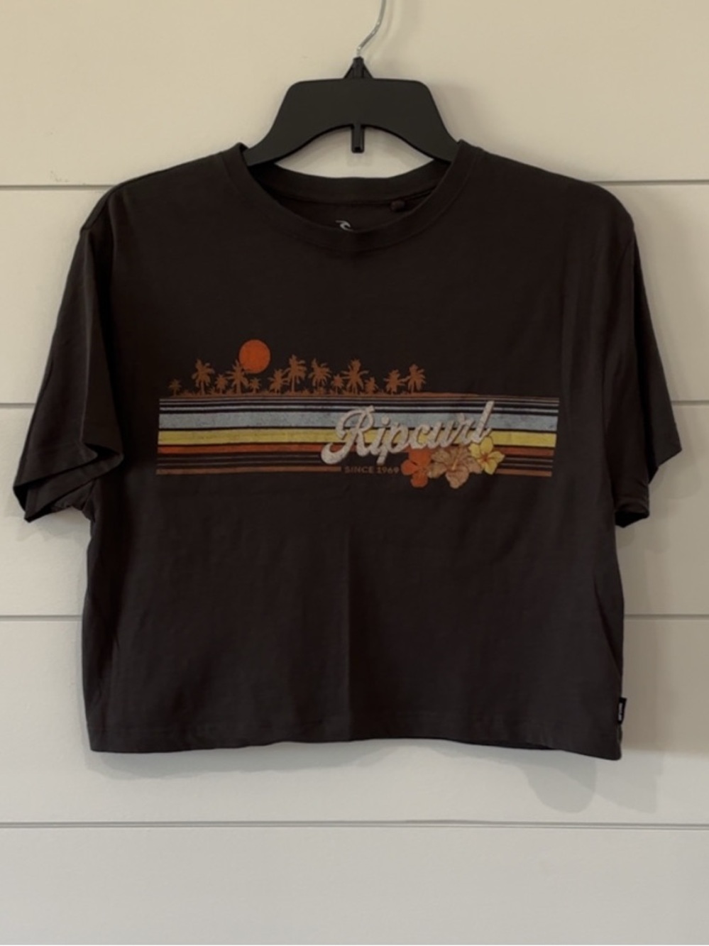 Women’s RipCurl Graphic Cropped T Shirt